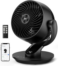 Smart Fan for Bedroom, 120° Vertical and 90° Oscillating Fan with Voice Control,