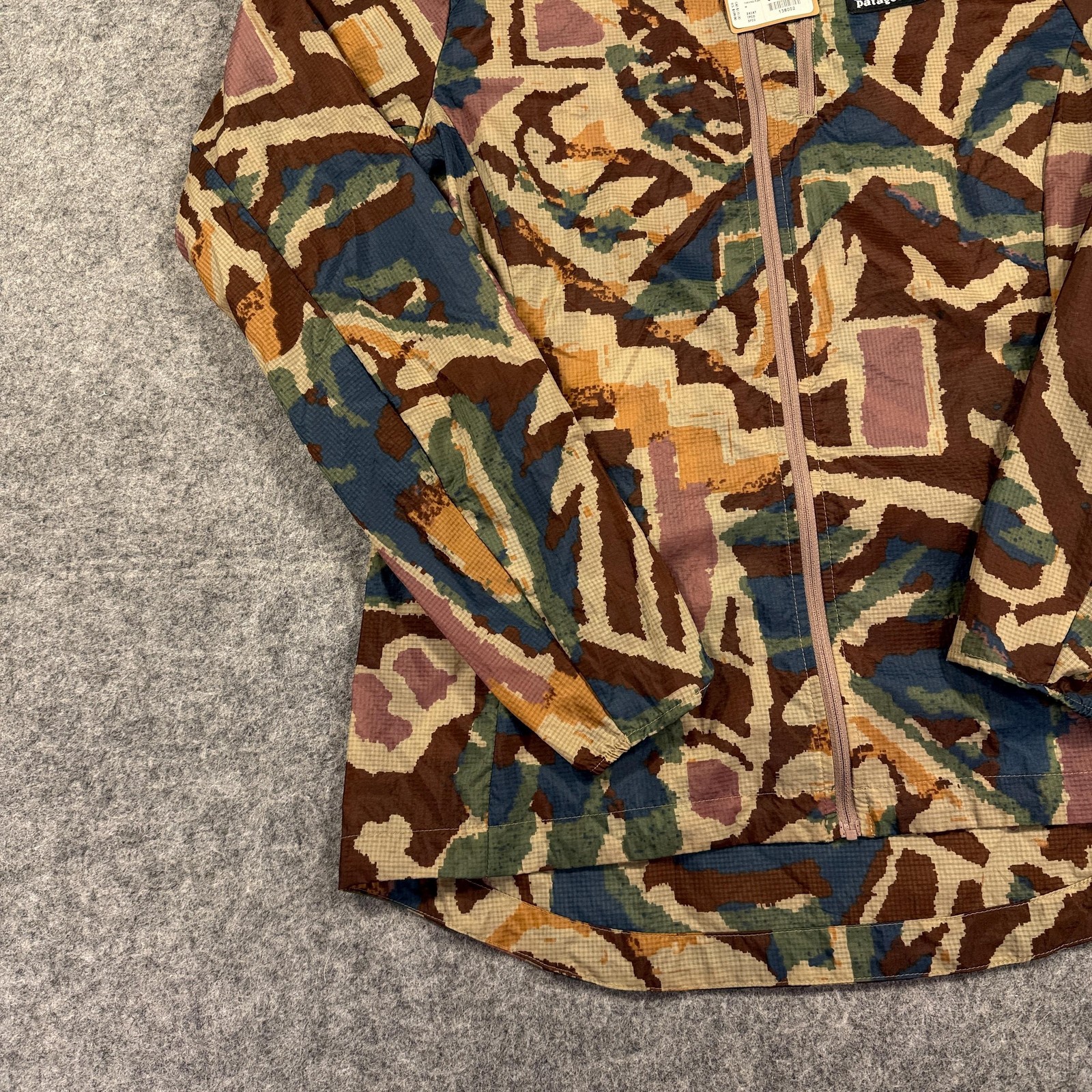 Patagonia Houdini Jacket Womens Medium Thriving Planet Windbreaker Packable thumbnail 5