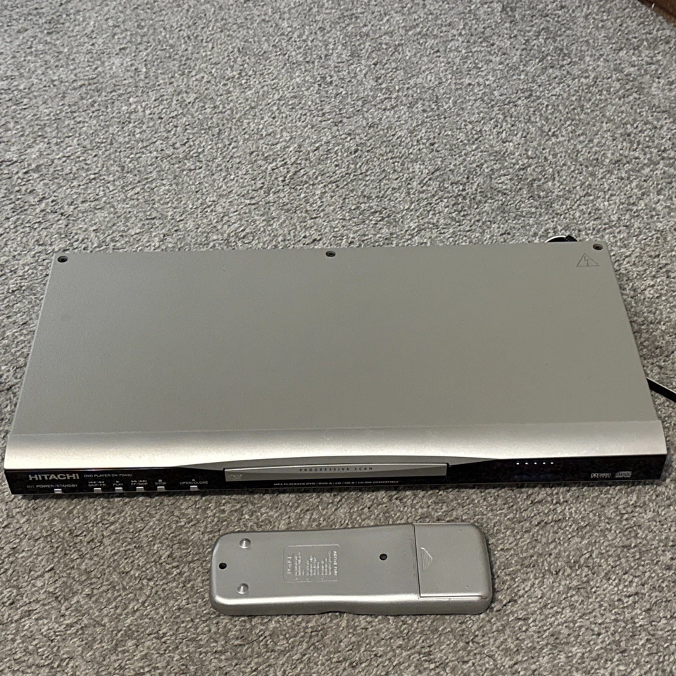 Reproductor de DVD escaneo progresivo HITACHI DV-P543U con control remoto probado Foto 3 de 4