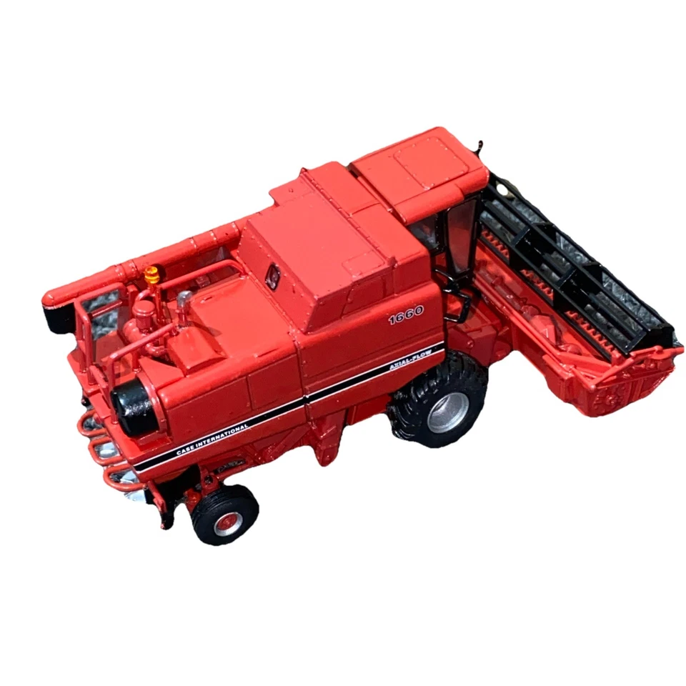 UNIVERSAL HOBBIES 1/87 CASE INTERNATIONAL 1660 AXIAL FLOW COMBINE HACHETTE FARM - Image 2 of 4