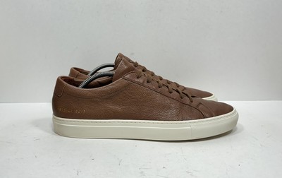 Common Projects Achilles Low Brown Leather Men s Size 11 / 44 Shoes Sneakers