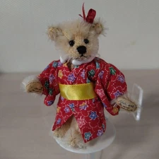 Hiro Michi Takahashi Miniature Teddy Bear Yukata Girl Yukata