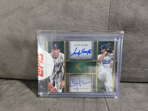 Sandy Koufax / Clayton Kershaw #IDA-KK 2024 Topps Diamond Icons Iconic Dual Autograph card