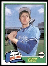 1981 Topps Traded #727 Danny Ainge XRC Blue Jays