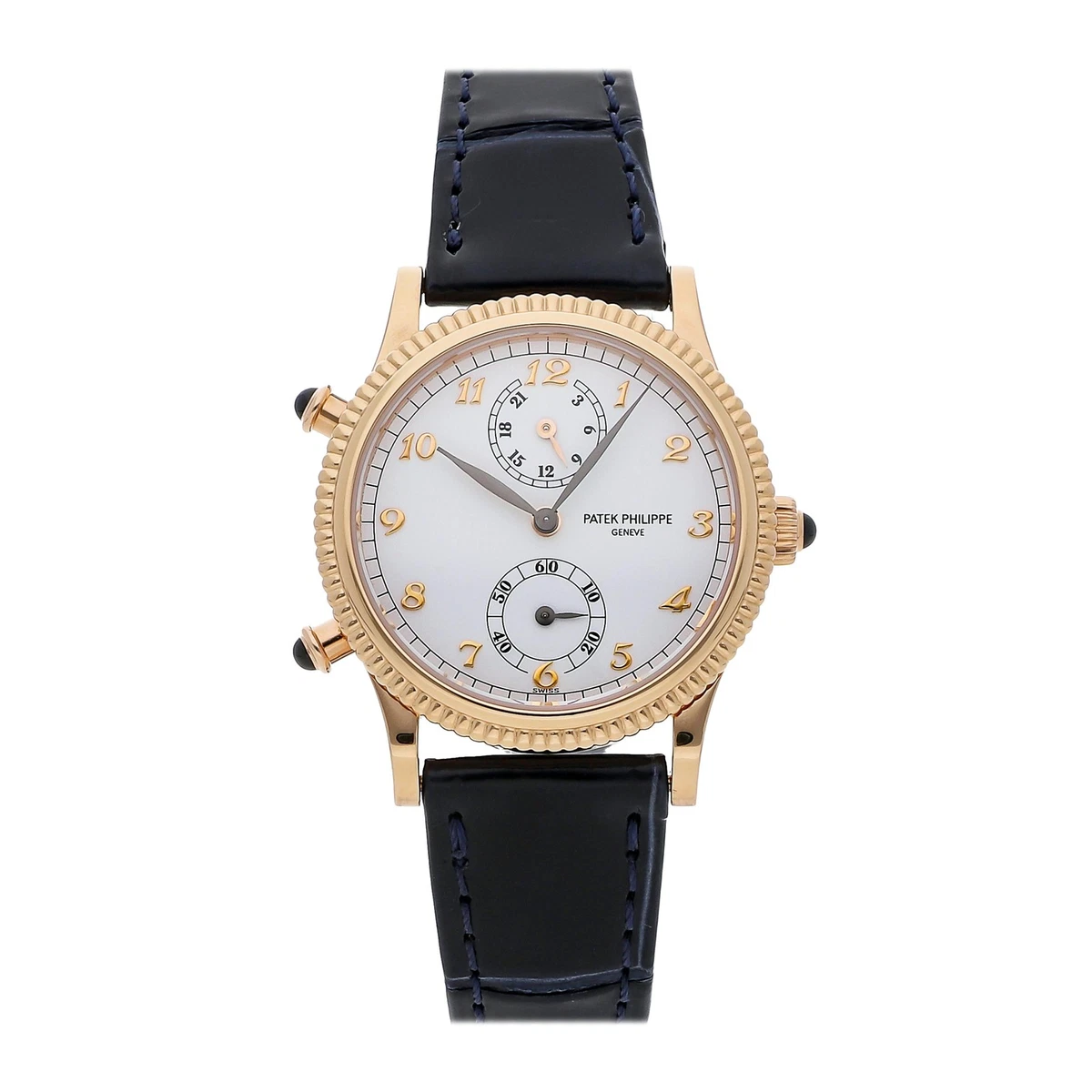 Reloj Patek Philippe Calatrava Travel Time Oro Rosa Manual 29mm Correa 4864R