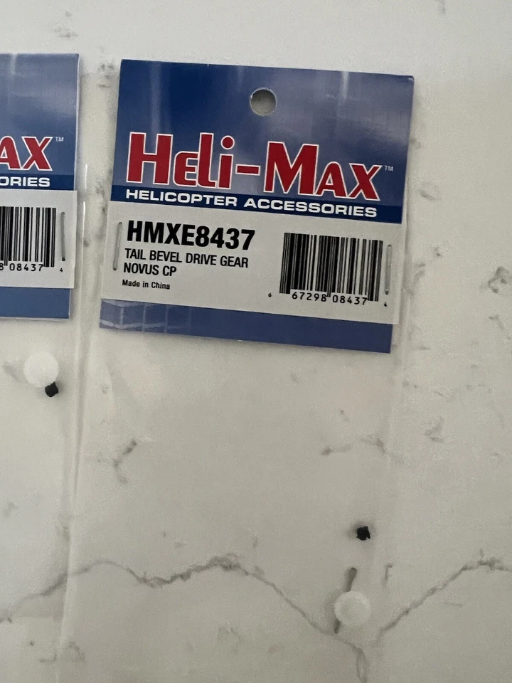 Heli Max Tail Bevel Drive Gear Novus CP Rc Helicopter Heli-Max HMXE8437 2 Pack - Image 2 of 2