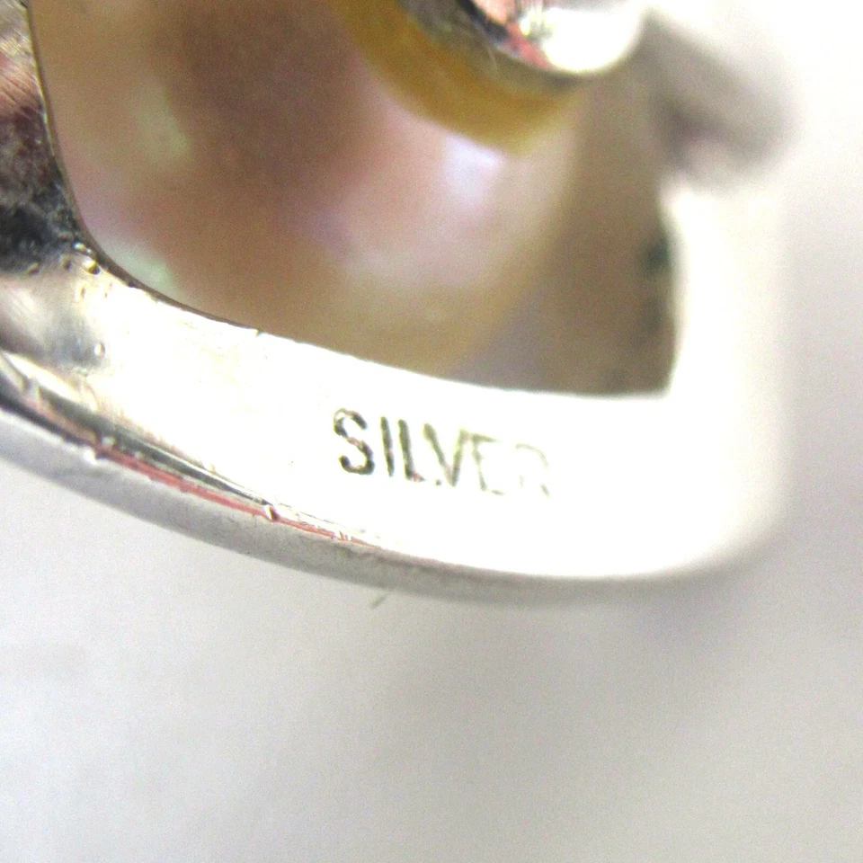 Designer Manschettenknöpfe aus Silber Perlen Retro Silver Cufflinks Vintage + - Bild 4 von 4