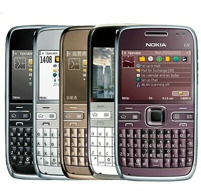 Original Nokia E72 WIFI GPS 5MP 2.4'' QWERTY Keyboard  Mobile Phone Unlocked 3G