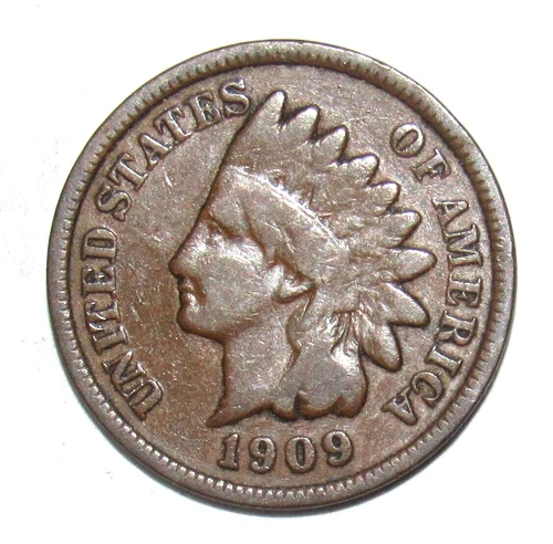 1909 Indian Head Cent FINE
