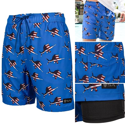 Lined American Flag Sailfish AR15 Ventilated SA Fishing Co. Men s Medium