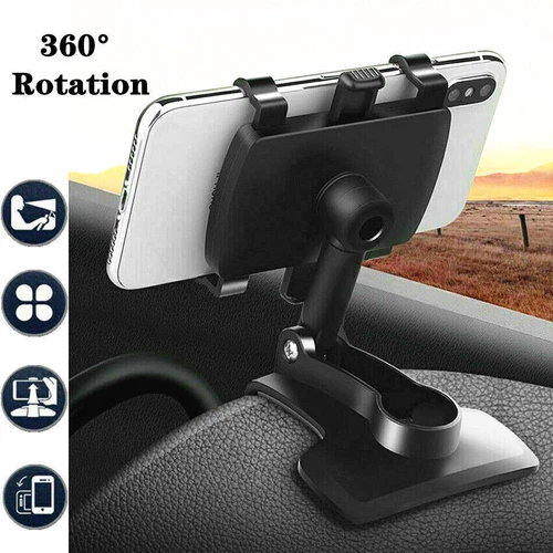 360° DE Handy Smartphone Halter Handyhalterung Auto Armaturenbrett Universal KFZ - Bild 3 von 19