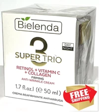 Bielenda Super Trio Retinol + Vitamin C + Collagen Firming Anti-wrinkle Cream
