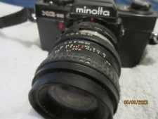 Minolta XG-SE 35mm Film SLR Camera in Black with JC Penney 28mm 1:2.8f Lens