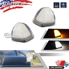 Clear LED Side Mirror Turn Signal Lights For Dodge Ram 1500 2500 3500 4500 5500