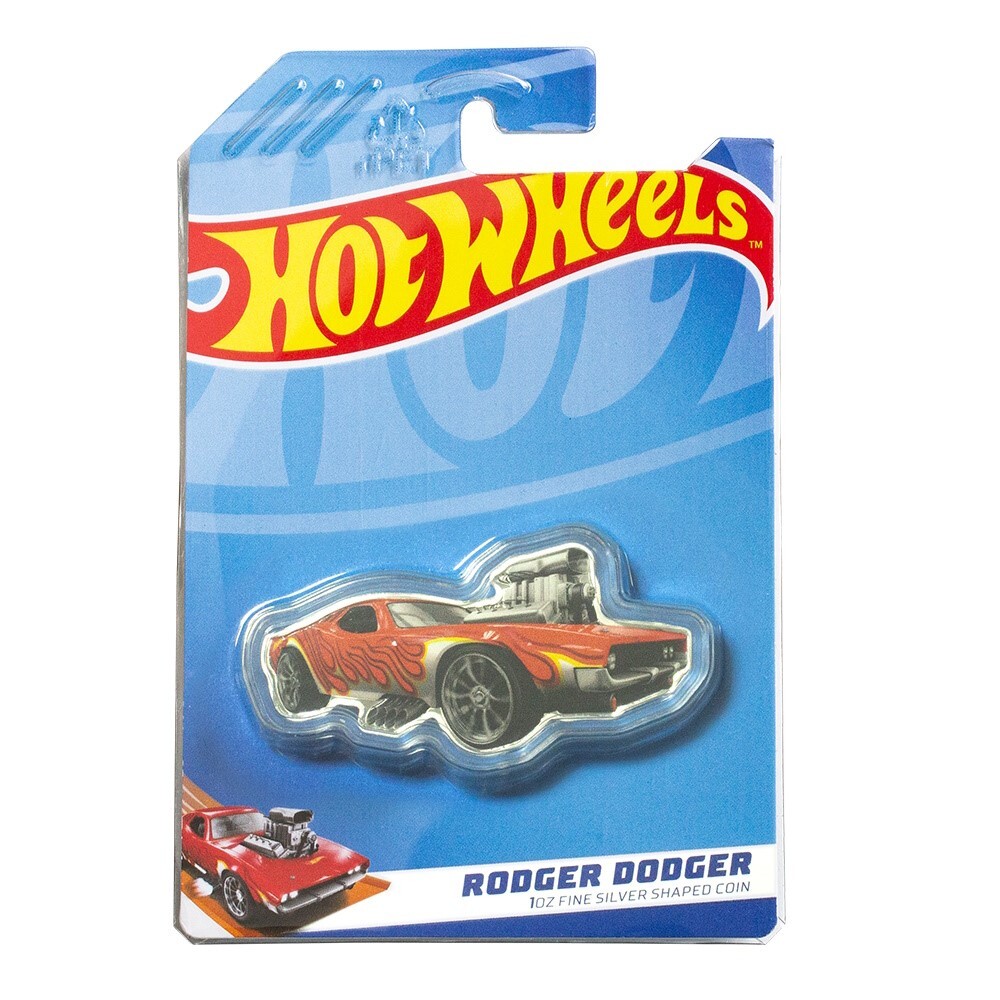 2024 Hot Wheels Rodger Dodger oz Silver Coin $2 Solomon Islands
