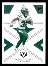 2021 Panini Chronicles #V-15 Michael Carter Rookie Vertex New York Jets