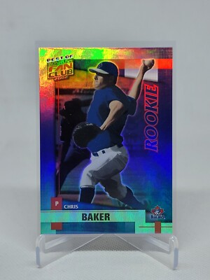 2002 Donruss Best of Fan Club /1350 Chris Baker #258 Rookie RC E7A