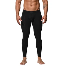 IGOODIS Men's Tights Warm Underpants Soft Thermal Underwear Long Johns U1227