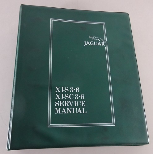 Taller Manual Jaguar Xjs XJ-S / Xjs 3,6 Xj-Sc / Xjsc Año 1983-1991