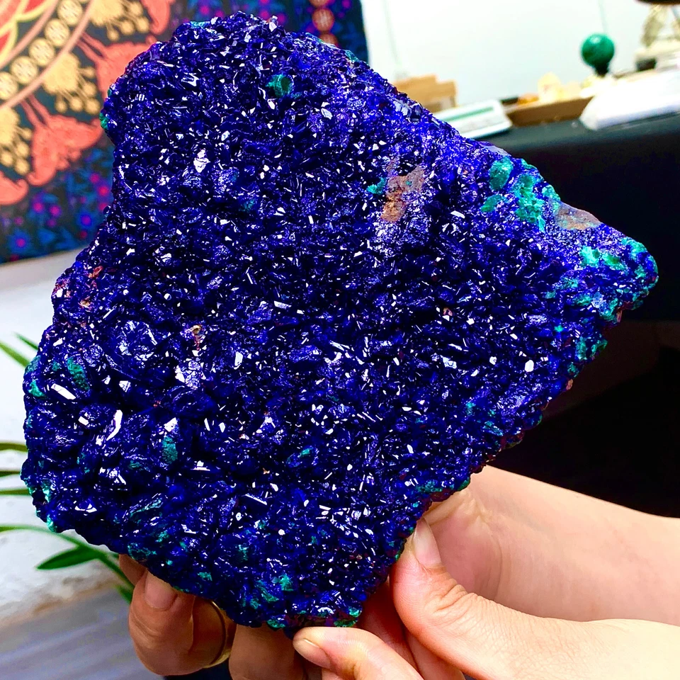 4,08 Pfund BESTE natürliche Azurit/Malachit Kristall Mineralien Proben