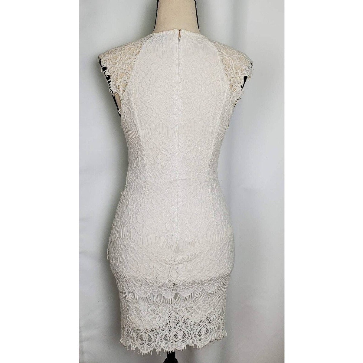 Xenia Boutique Lace white Minidress - Size 4 | eBay