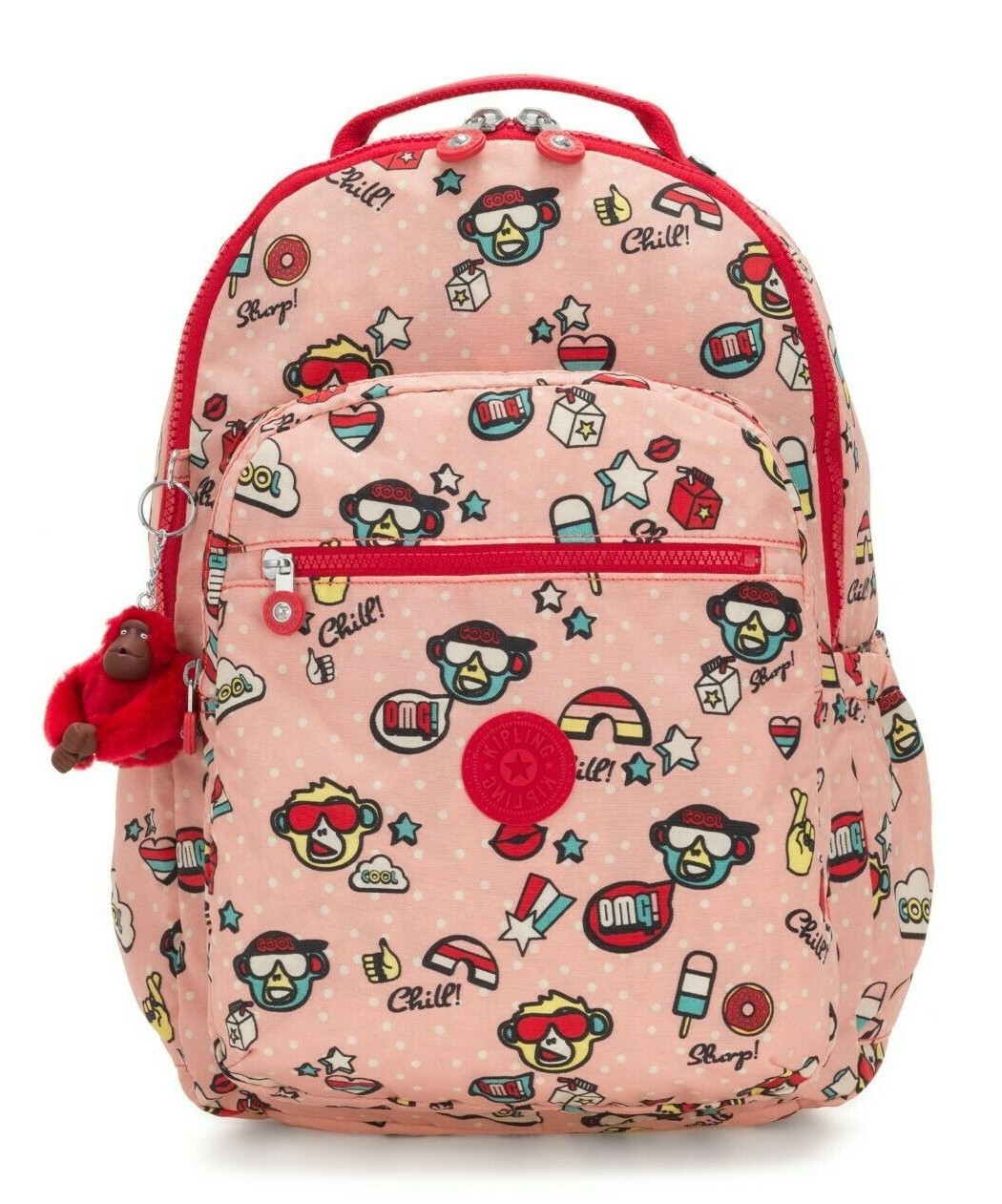 Kipling SEOUL GO Large Backpack - Monkey Play RRP £93