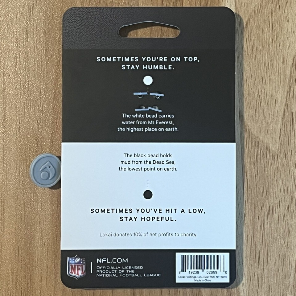 Lokai Unisex Bracelet NFL New Orleans Saints Swirl Size L 7” eBay