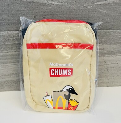 Mcdonald's CHUMS Small Umhängetasche Beige Neu Versiegelt 2023