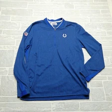 Indianapolis Colts Nike NFL On Field Dri-Fit Pullover Adult Large Blue Mens