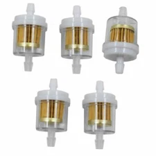 5x 1/4" Inner Diameter fuel line nipples Fuel Filter for  691035