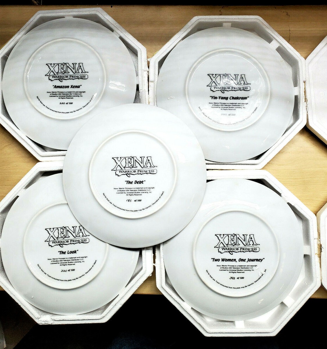 Limited Ed XENA Warrior Princess Ceramic Plate Collection- Your