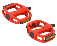 ALTALINE 505 BICYCLE ALLOY PEDALS RED COMPATIBLE 1/2 CRANK.