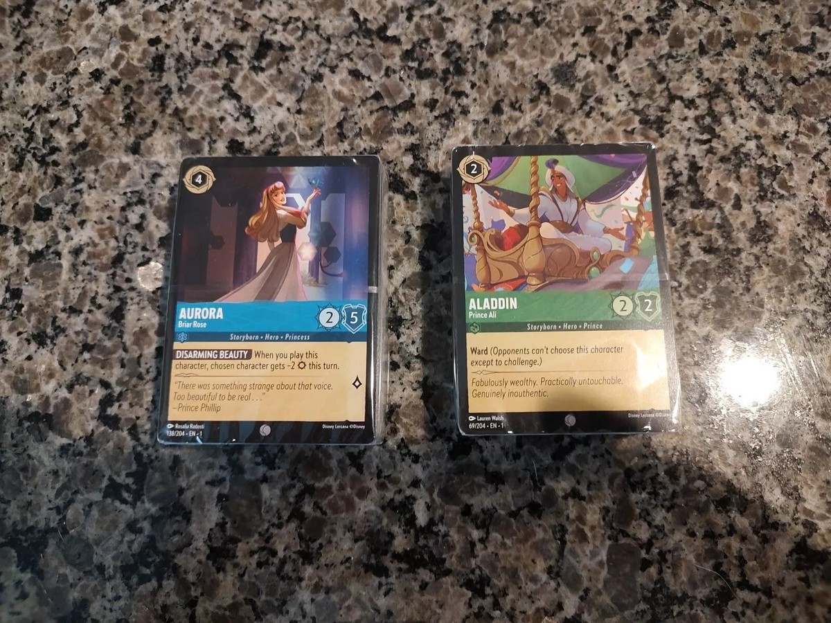 Set of 2 Starter Deck The First Chapter Disney Lorcana TCG