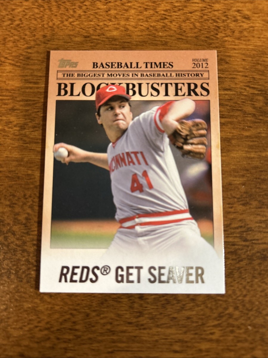 2012 Topps Update Blockbusters Tom Seaver Cincinnati Reds #BB-12