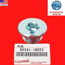 Genuine Toyota Lexus Atm Transmission Pan Drain Plug Vin Required 90341-18023