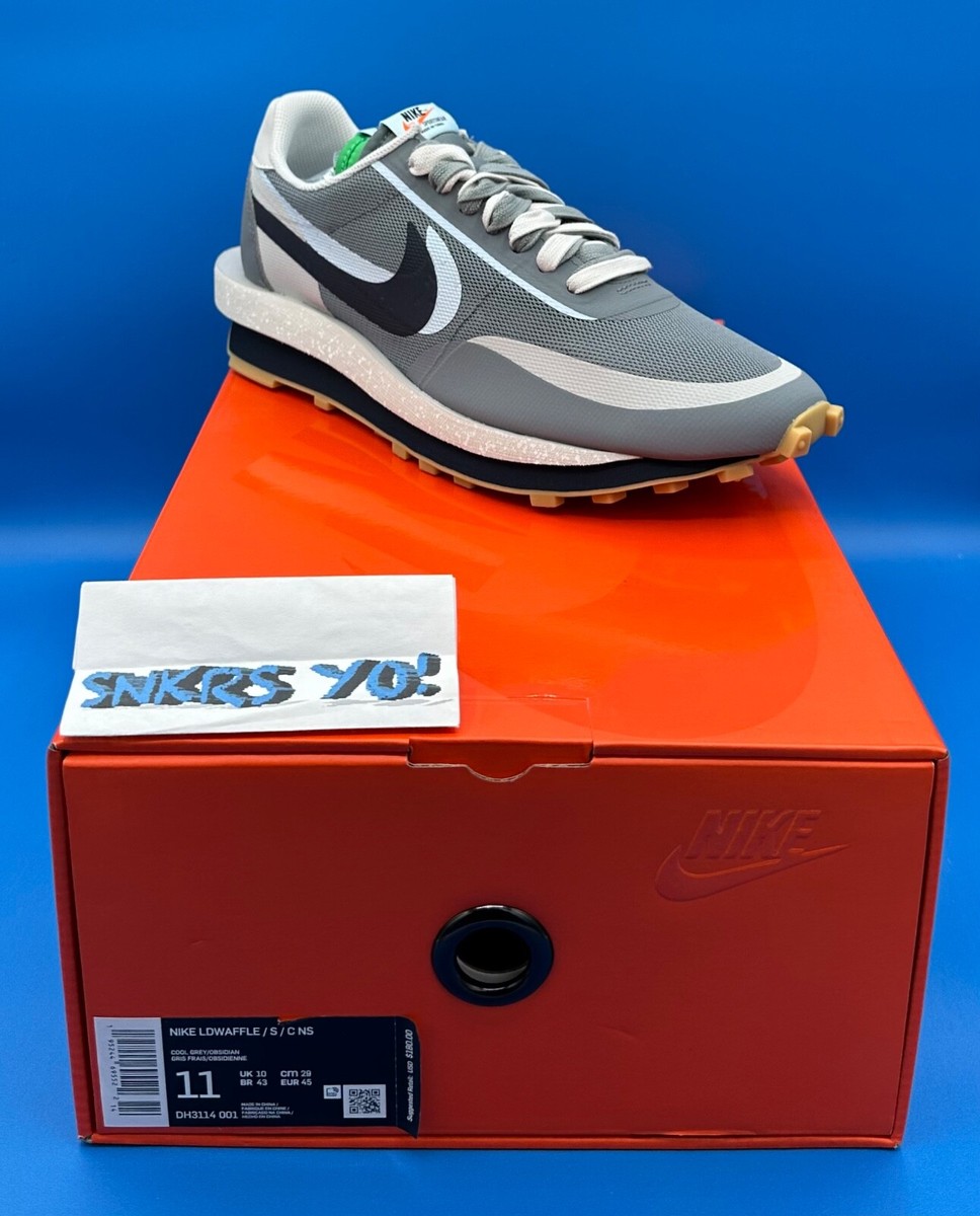 Nike LD Waffle sacai CLOT Kiss of Death 2 Cool Grey (DH3114-001