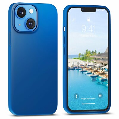 For Apple iPhone 13 Silicone Slim Shockproof Case Premium