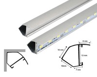 Led Alu Schiene Aluminium Eckprofil Winkelprofil Profil (Ohne Abdeckung)