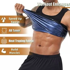 Tank Top Slimming Weight Loss Sauna Vest Sweat Body Shaper Body suit Man Workout