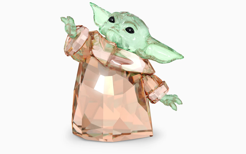 NIB Swarovski Star Wars Disney The Child Mandalorian Baby Yoda Figurine 5583201