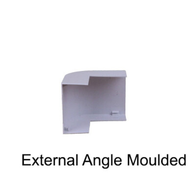 Canaleta Univolt MAXI De 50x100mm | Accesorios PVC: Camiseta, Unión Doble Y ángulo | Dietzel | Blanco