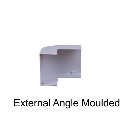 Canaleta Univolt MAXI De 50x100mm | Accesorios PVC: Camiseta, Unión Doble Y ángulo | Dietzel | Blanco