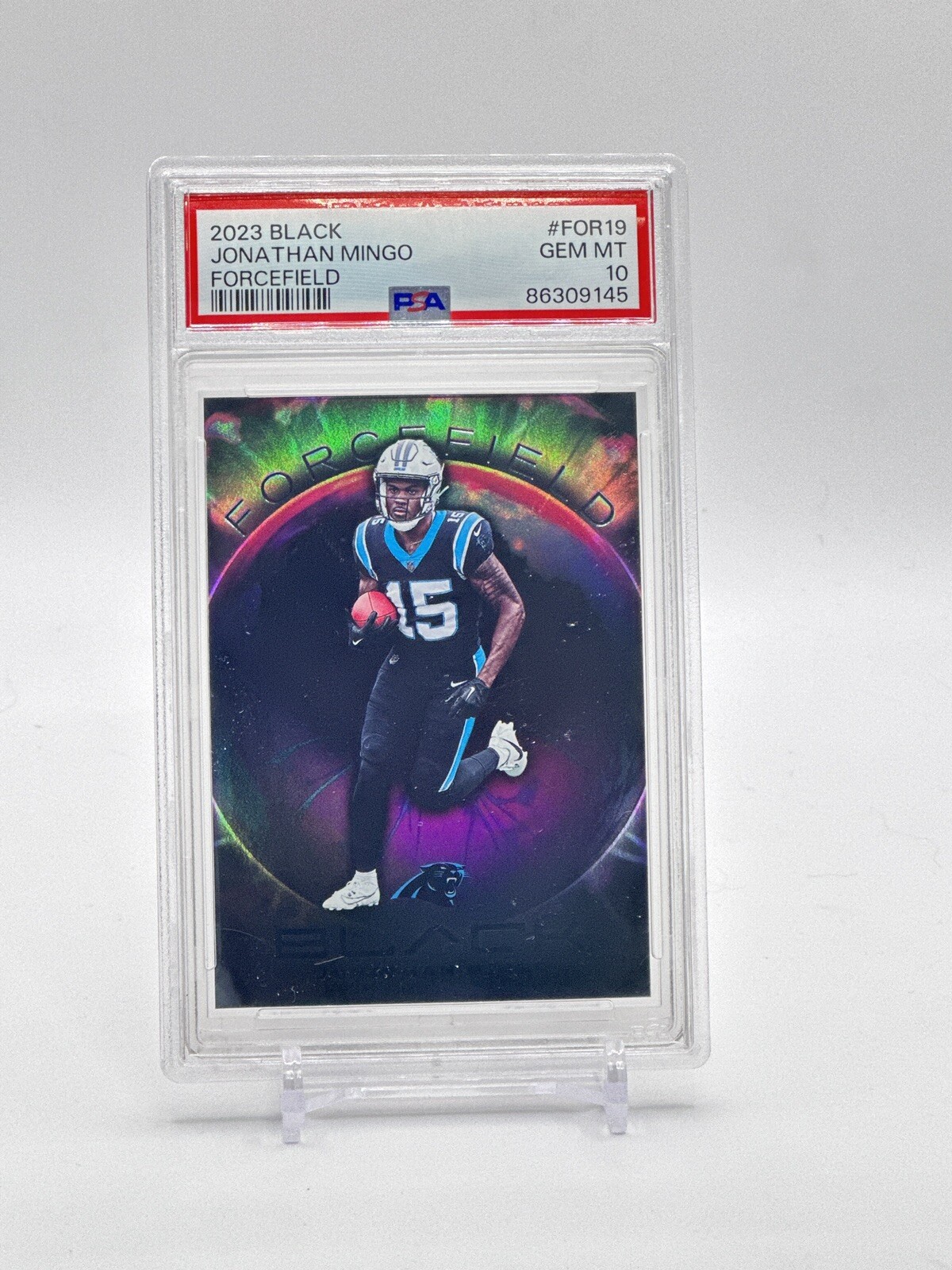 Jonathan Mingo Panini Black Forcefield #FOR19 Base