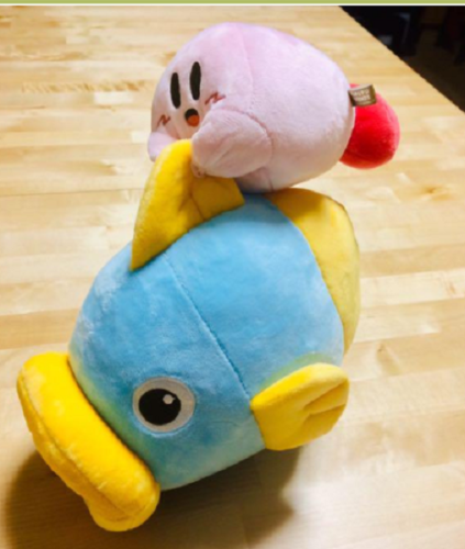 Kirby Of The Stars Kine Rick Pupupu Friends Big Plush Toy Doll 2