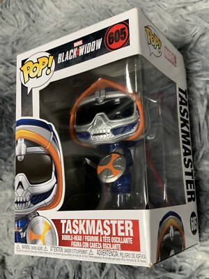 Pop Funko Action Figur Marvel Black Widow 605 Taskmaster Neu Wackelkopf Selten
