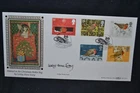 GB first day cover 1995 Christmas signed by artist Lesley Anne Ivory