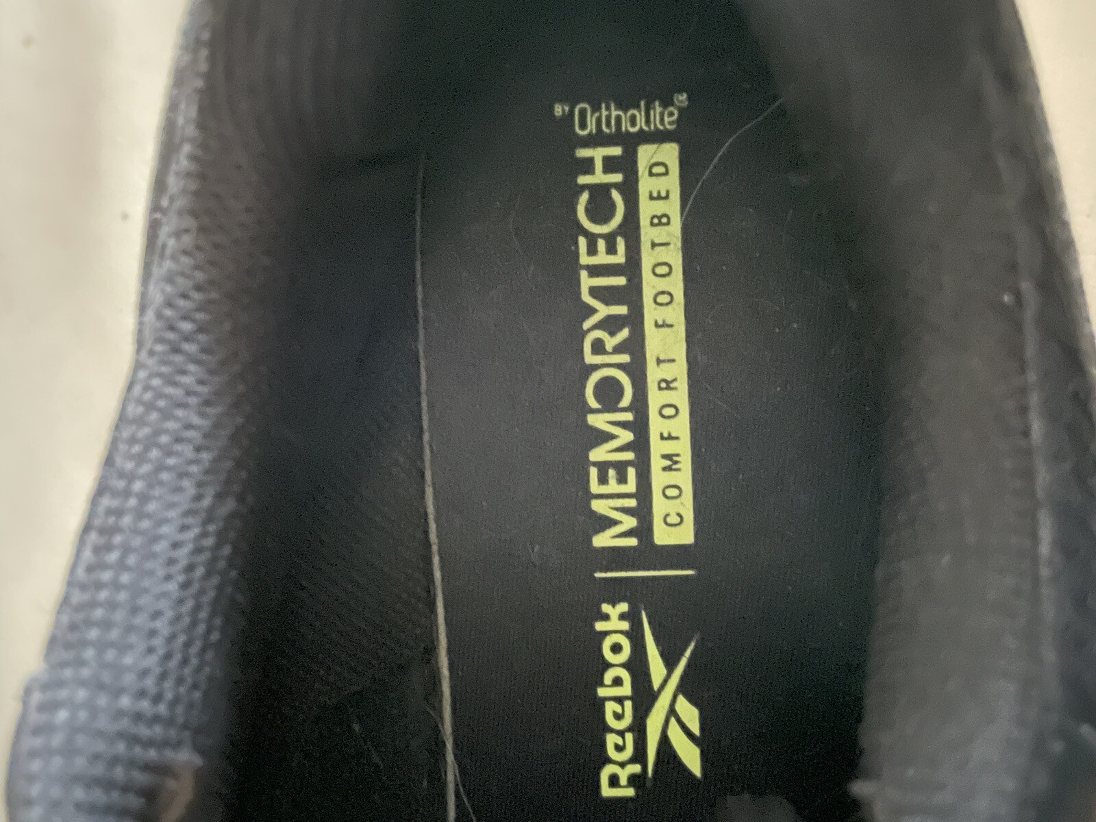 mens black reebok trainers