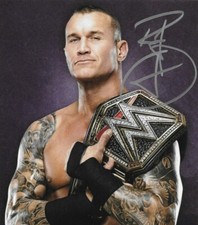 Randy Orton Signed RP 8X10 CLOSE UP Photo WWE CHAMPION 