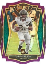 2020 Panini Select CJ Henderson #189 Purple Prizm SP RC 