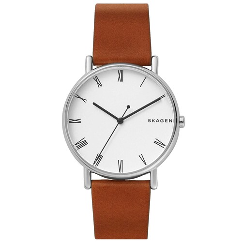 SKAGEN SKW2717 Women\'s Black Leather Analog Dial Quartz Genuine Watch AM110 SKAGEN SKW2717 Women main image 3